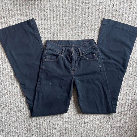 Coh Flare Jeans Y2K Women's 25 Black - Picture 1 of 5